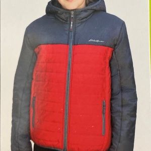 Eddie Bauer Boys reversible jacket. NWT Medium